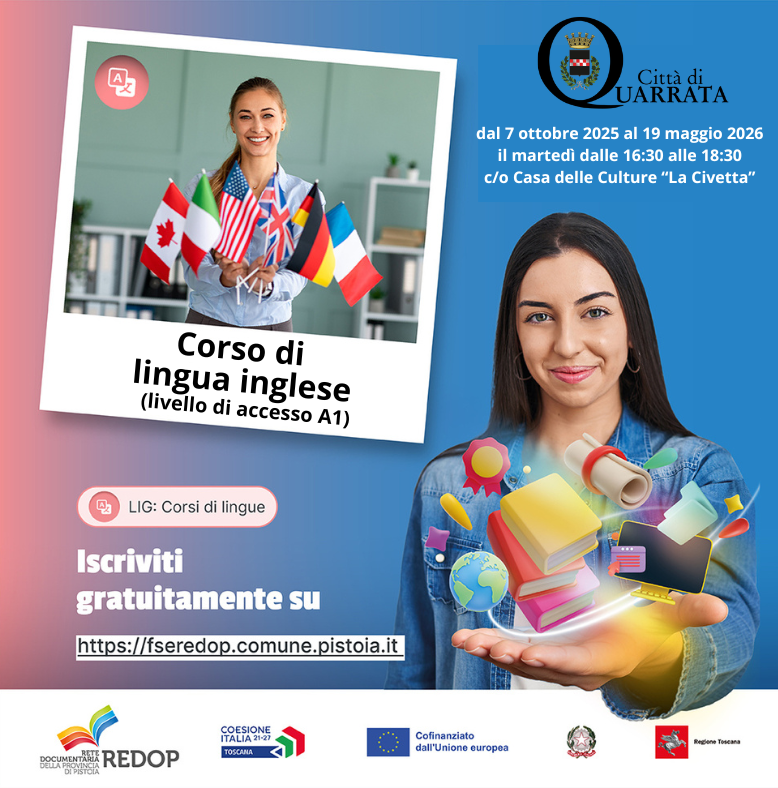 locandina corso lingua inglese FSE