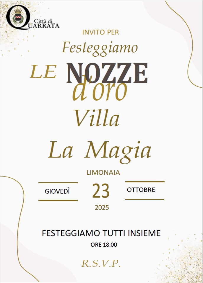 invito_nozze d’oro 2025