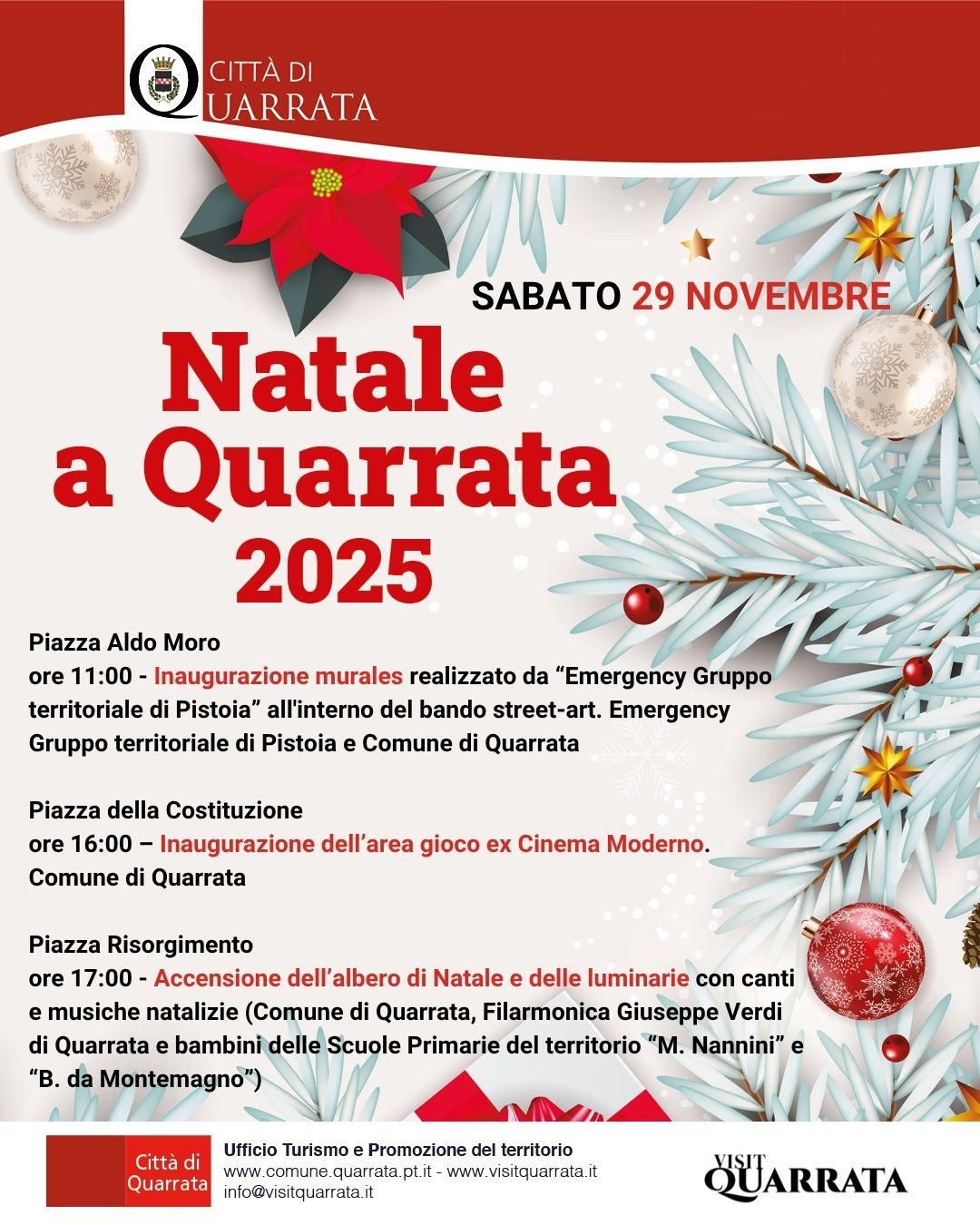 Natale a Quarrata 2025_postIG_29novembre_piazza