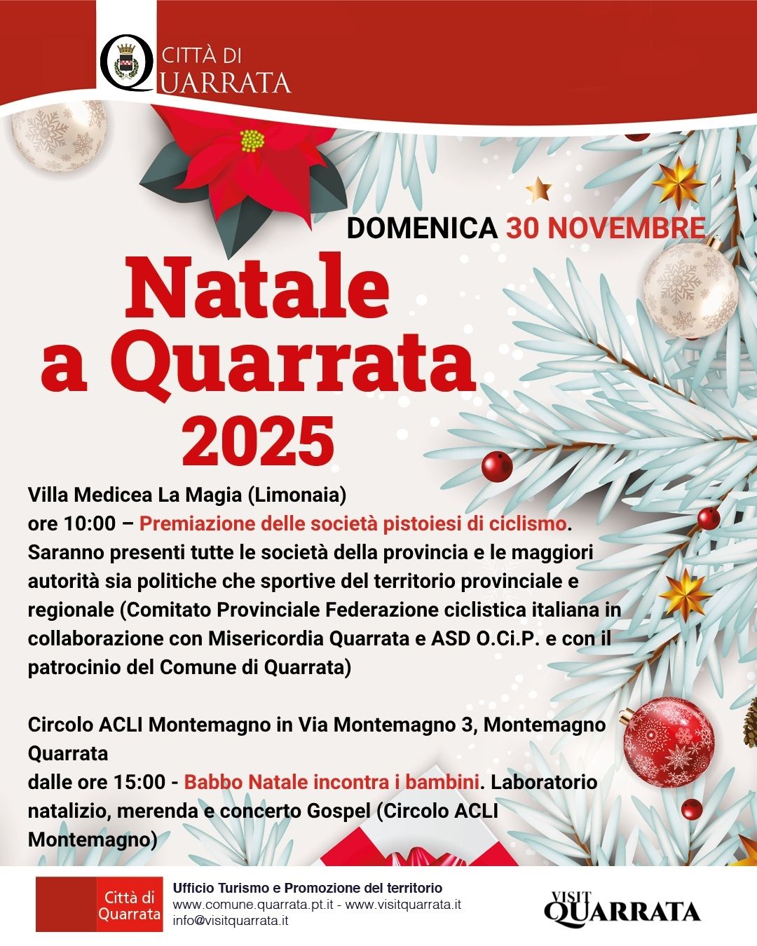 Natale a Quarrata 2025_postIG_30novembre